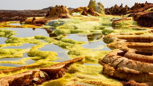 Danakil Depression has to be one of Earth's most otherworldly landscapes.