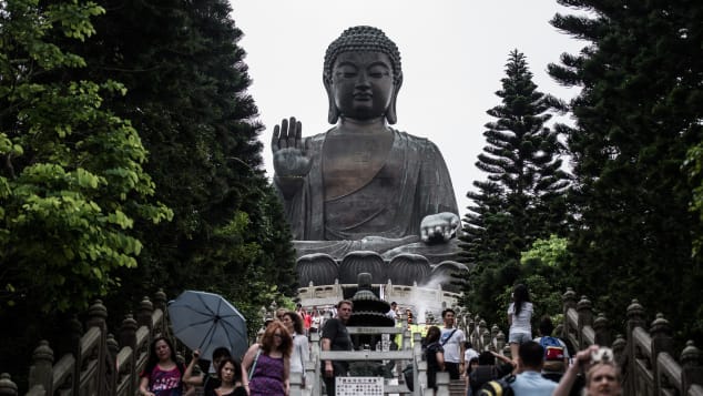 The Tian Tan Buddha is often referred to as the "Big Buddha" or "Lantau Island Buddha."