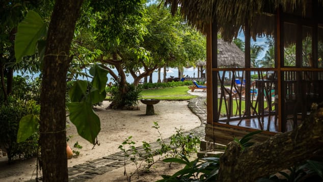Francis Ford Coppola's Turtle Inn  in Belize is primed for social distancing.