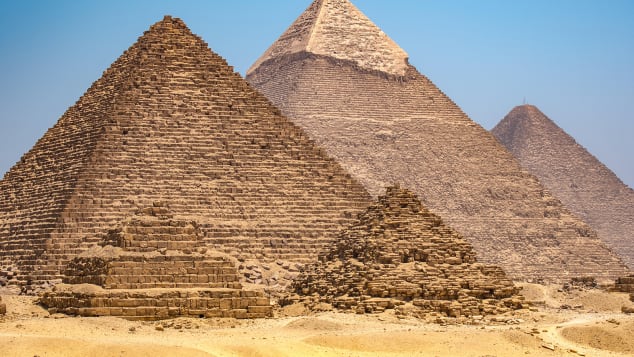 The Giza Pyramids are among many ancient sites subject to alien theories.