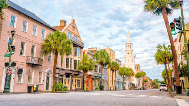 Charleston, South Carolina, is renowned for its historical preservation.
