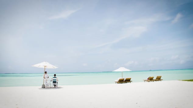 Places such as the Maldives derive most of their income from tourism.