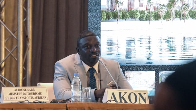 Akon told a press conference that work would begin on his city in 2021.