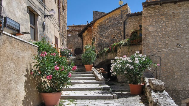 It's a quintessentially pretty Italian village