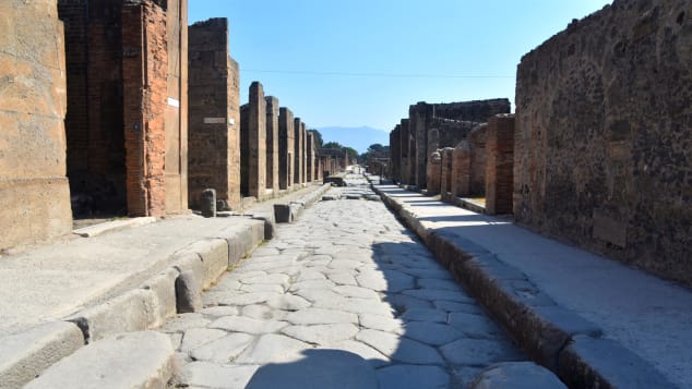 Pompeii was destroyed by a volcanic eruption in 79CE