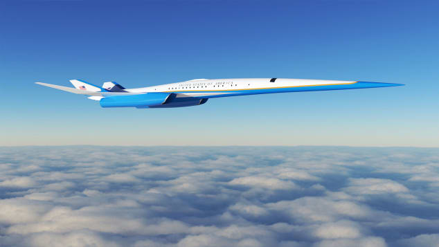 Exosonic design for supersonic plane for US Executive Branch