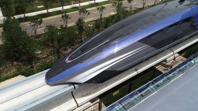 Tàu maglev mới của Trung Quốc được thiết kế để đạt tốc độ 600 km / h. 