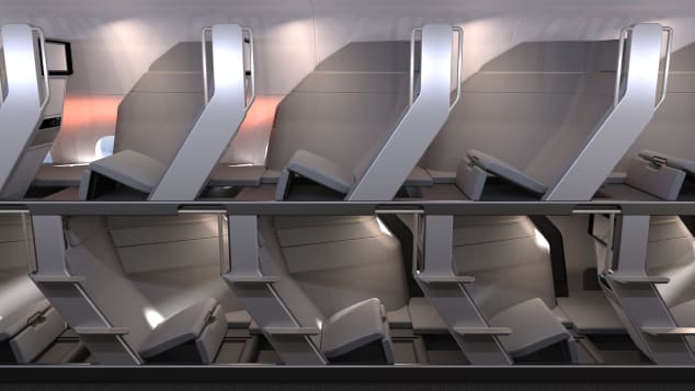 2 Zephyr airplane seat design
