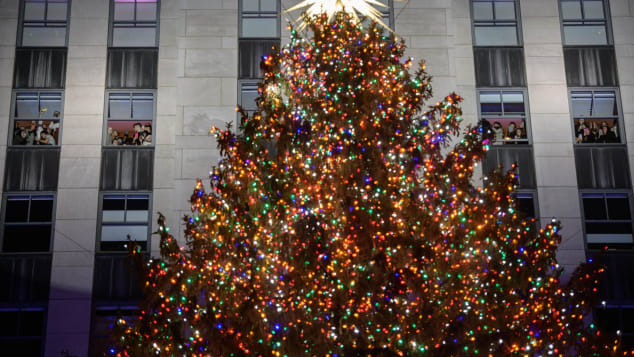 Decorated evergreen trees have roots that go back beyond the beginnings of Christianity to ancient Egypt and Rome. The famous Rockefeller tree in New York was illuminated for the 2021 season on December 1.