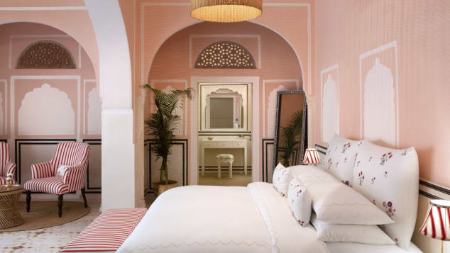 Each of The Johri's five suites is inspired by a fine gem -- in this case, the ruby.