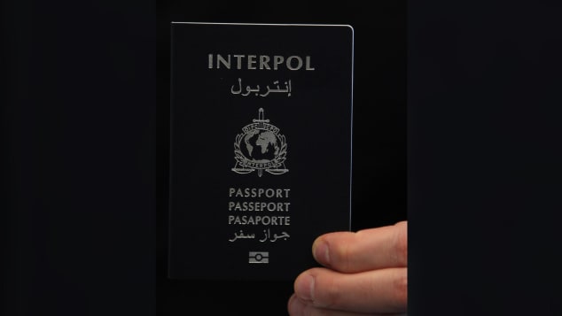 The Interpol passport was unveiled at the opening of the 79th session of the Interpol General Assembly in Doha on November 8, 2010. Karim Jafar/AFP/Getty Images