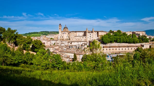 The Palazzo Ducale of Urbino is a castle -- but a fairytale one.