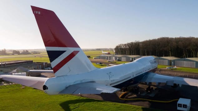 Airport CEO Suzannah Harvey bought an iconic 747 British Airways jet and turned it into a events facility.