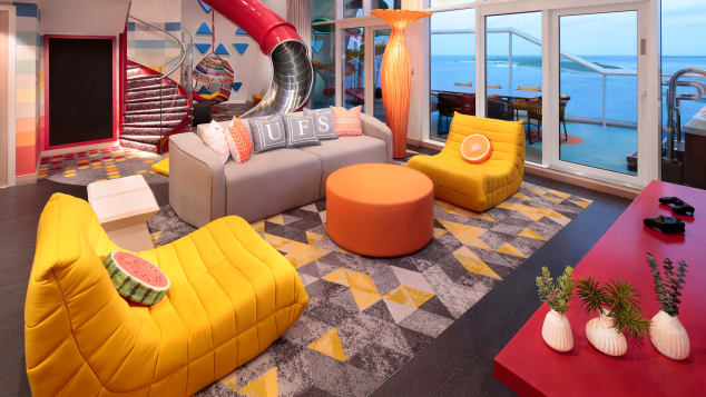 Royal Caribbean's Ultimate Family Suite has its own slide. 