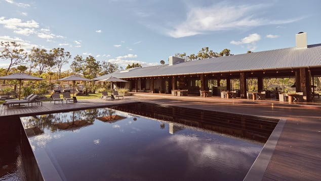 Mount Mulligan Lodge offers laid-back lavishness in a rugged outback environment. 