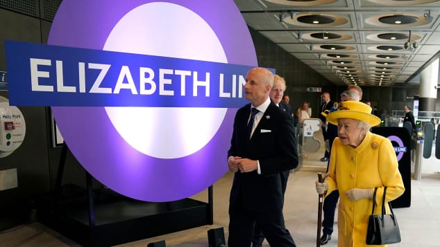 The Elizabeth line is named after the British monarch.