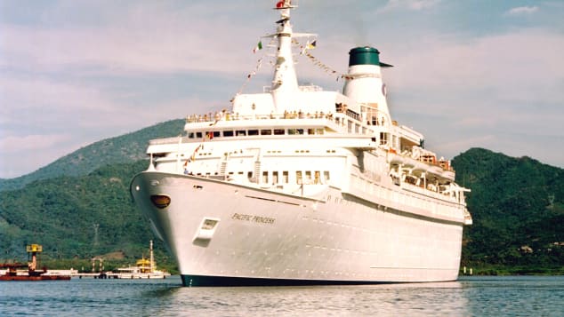 Princess ships Pacific Princess, pictured, and Island Princess were "the original floating stars" of "The Love Boat."