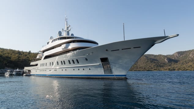 Victorious -- the largest superyacht to be built in Turkey.