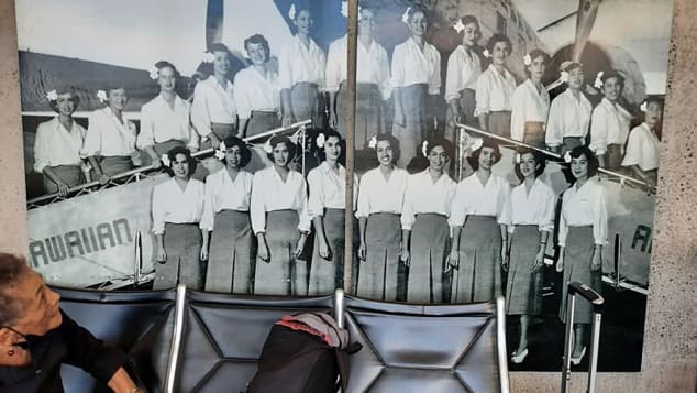 How do you feel when you see your picture 75 years ago ? Http%3A%2F%2Fcdn.cnn.com%2Fcnnnext%2Fdam%2Fassets%2F221128102706-02-gwen-bruhn-1950s-hawaiian-airlines-flight-attendant
