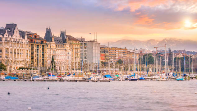Two cities in Switzerland made the list, one of which was Geneva.