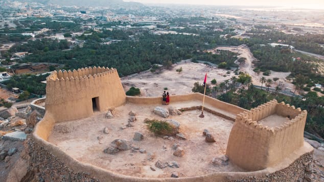 Kalaja Dhayah në Ras al-Khaimah është një nga kalatë e pakta kodrinore të mbetura në Emiratet e Bashkuara Arabe.