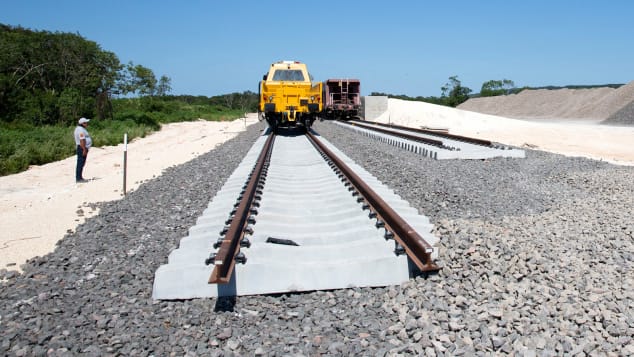 Construction is underway on the the Mayan Train project in Mexico, which is scheduled to launch in late 2023.