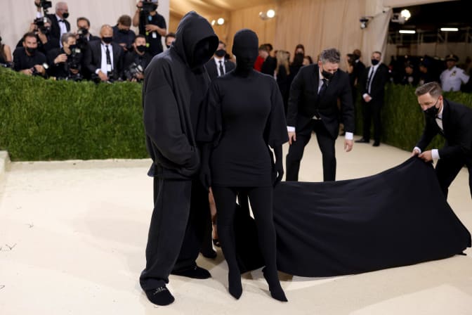 Demna Gvasalia and Kim Kardashian showed up at the Met Gala this past September with their faces entirely obscured.