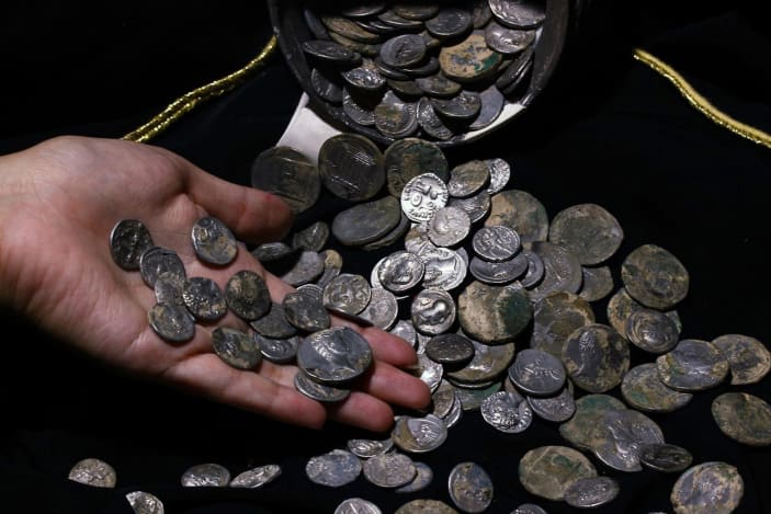 Archeologists believe the coins may have been brought to Aizanoi by a soldier.