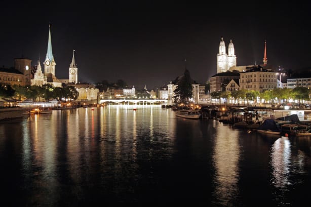 Zurich city view