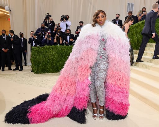 19 met gala red carpet 2021 Serena Williams