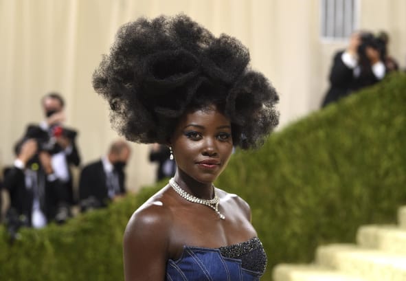 45 met gala red carpet 2021 Lupita Nyong'o