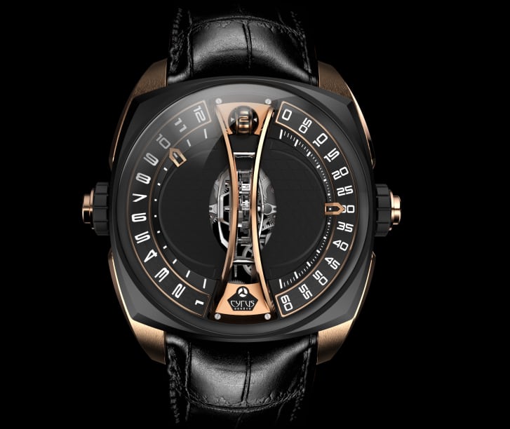 Cyrus ha costruito la sua reputazione per l'innovazione con pezzi questo, il nuovo Klepcys Vertical Tourbillon.