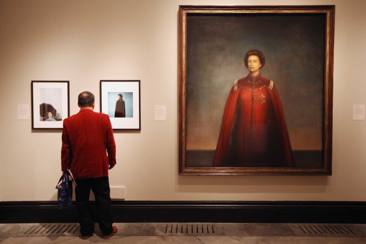 "Queen Elizabeth II" by Pietro Annigoni was commissioned by the trustees of the National Portrait Gallery in 1969. 