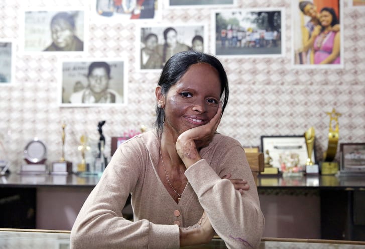 Laxmi Agarwal in her office in New Delhi on February 20, 2017 