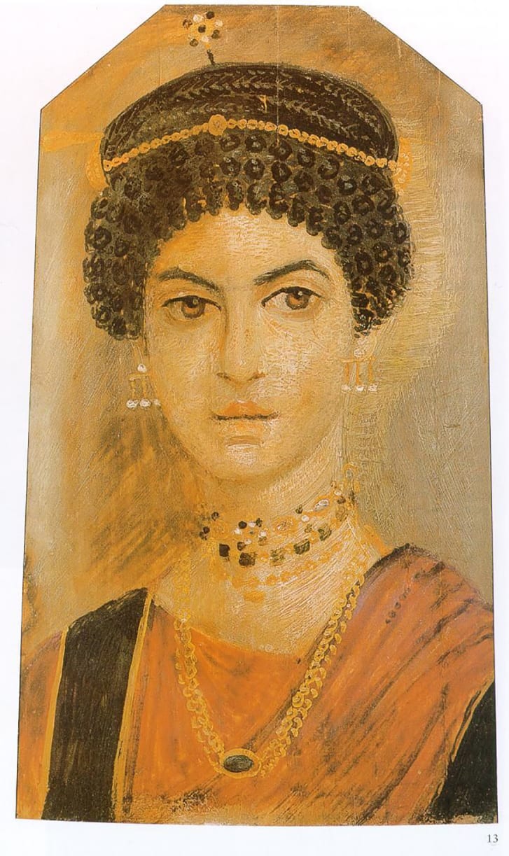 Portrait de la momie du Fayoum.