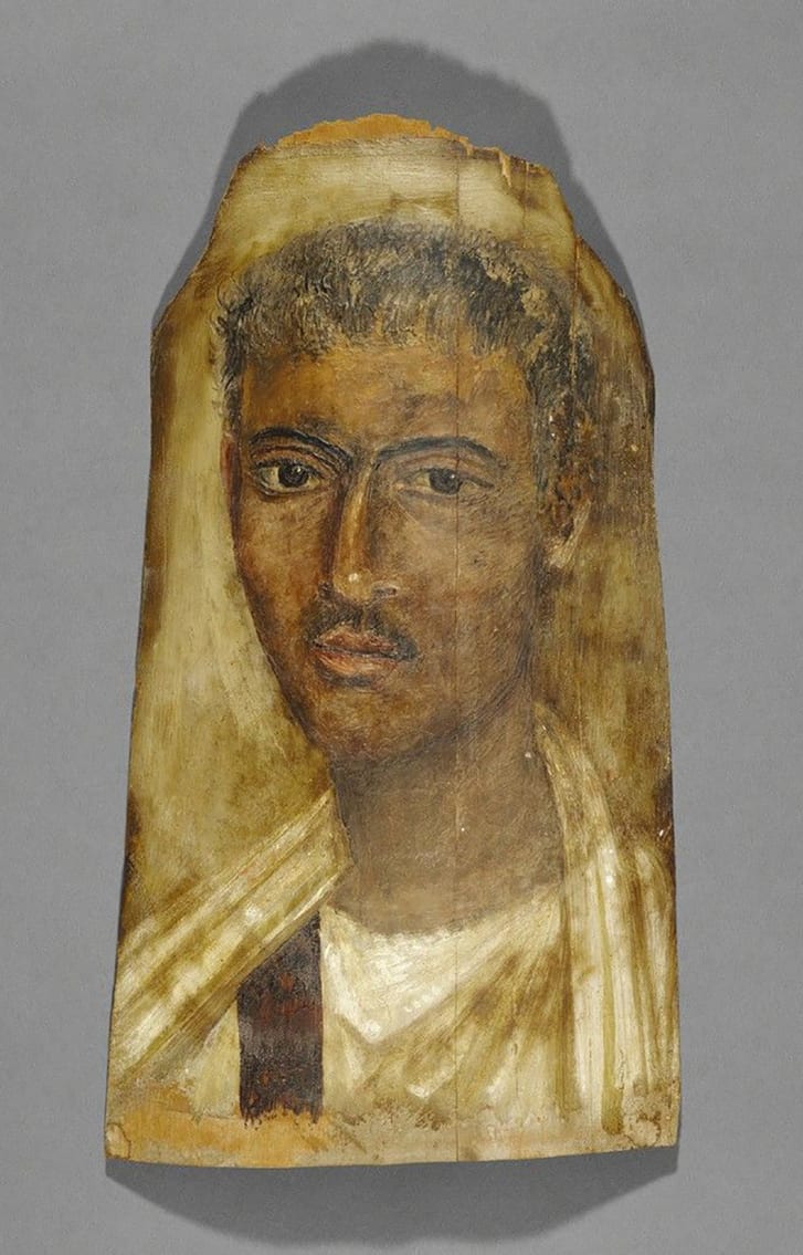 Momie Portrait d'un homme, 100 - 125.