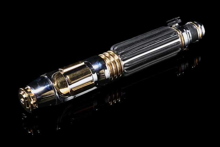 The lightsaber from "Revenge of the Sith."