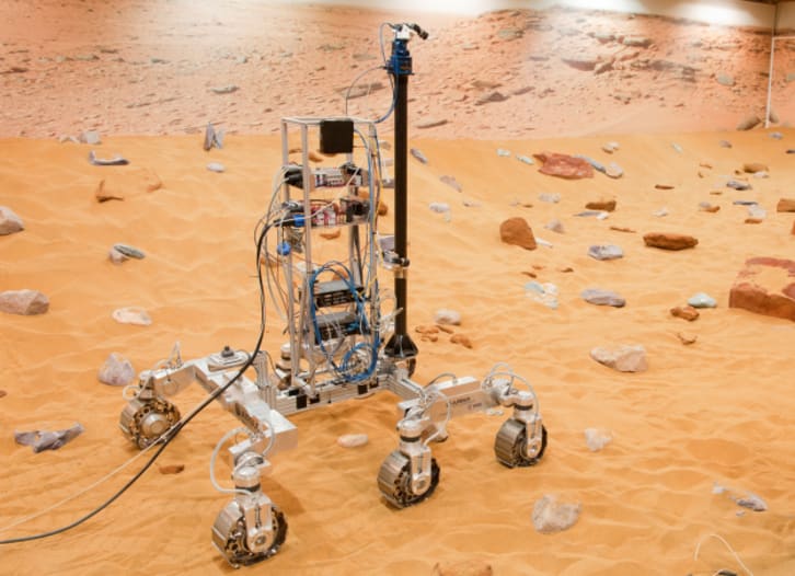 17 ExoMars Rover prototype by the European Space Agenc