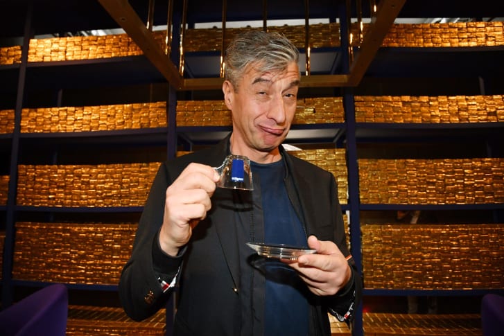 Artist Maurizio Cattelan pictured at a recent event in Milan, Italy.