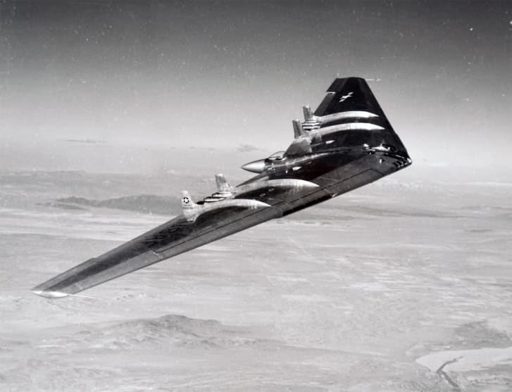 A YB-49 prototype aircraft in 1950.