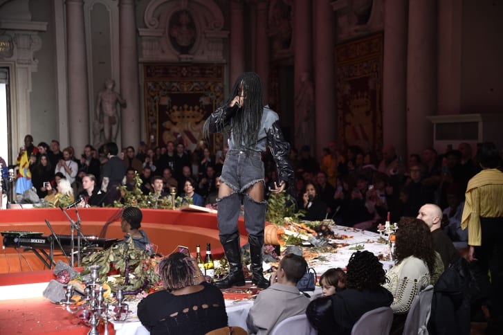 Telfar fall 2020 collection at Palazzo Corsini in January 2020