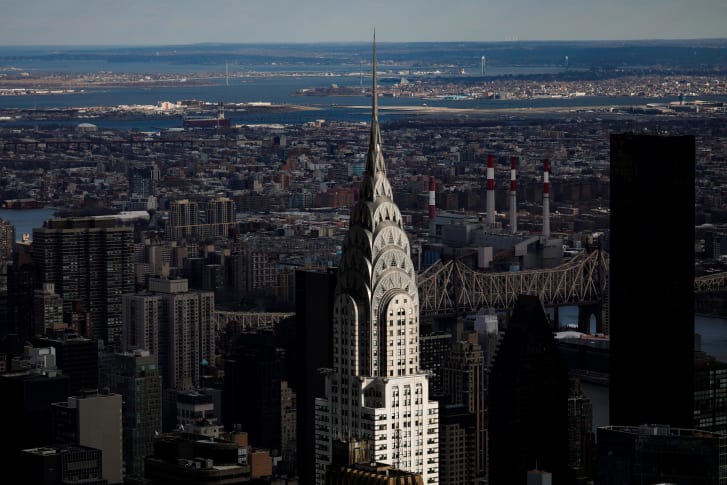 Un clásico Art Deco, el edificio Chrysler se encuentra en Midtown Manhattan.