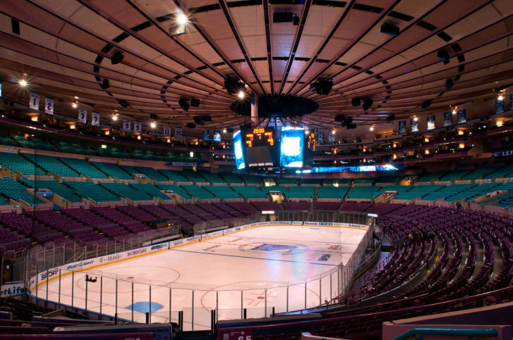 El Madison Square Garden alberga a los New York Rangers de hockey, y esa es la punta del iceberg de esta famosa arena.