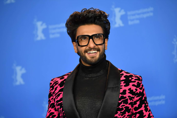 Actor Ranveer Singh attends the photocall of the film "Gully Boy" at the Berlin International Film Festival on February 9, 2019.