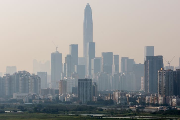 Shenzhen's Ping An Finance Center is currently the world's fourth-tallest building.