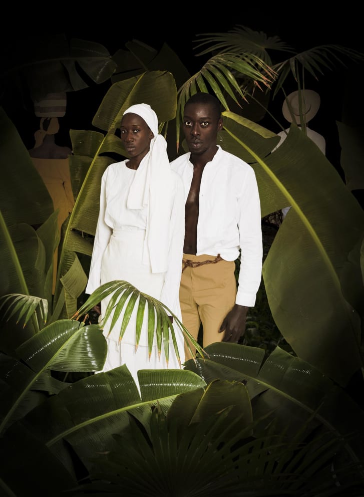 Dija and Diop as legendary Jaimaican siblings Nanny and Quao, who founded a town that harbored escaped class=