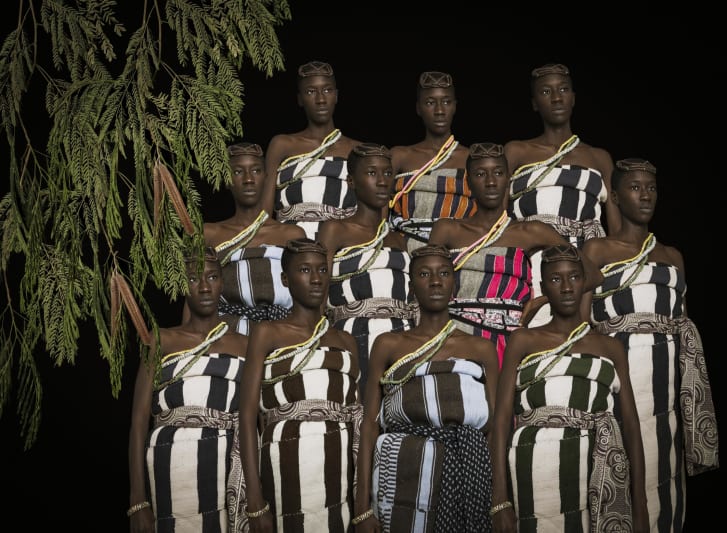 Dija emulating a group of revolutionary Igbo women in British Nigeria from class=