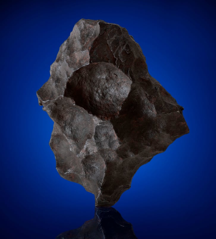 A gibeon meteorite, on sale for an estimated $15,000 - $25,000