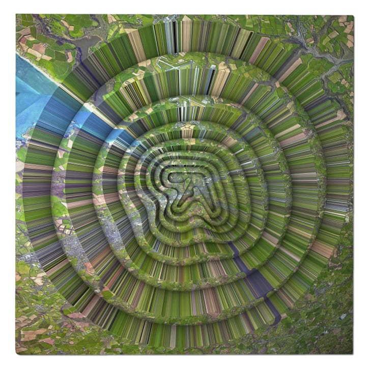 Aphex Twins Collapse EP 1990 was illustrated by London-based artist Weirdcore