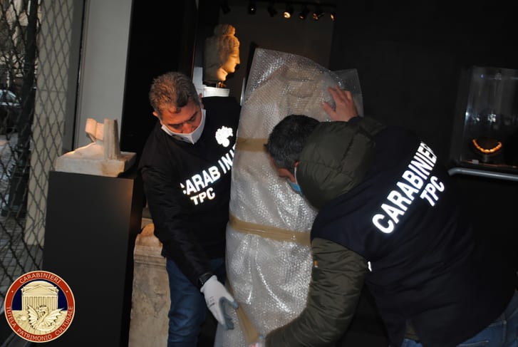 Italian police opened an investigation into the artifact after becoming suspicious about its origins.
